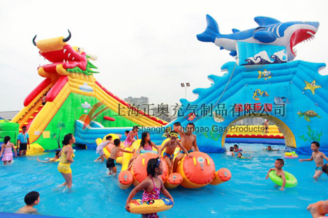 江蘇鎮(zhèn)江移動水上樂園案例
