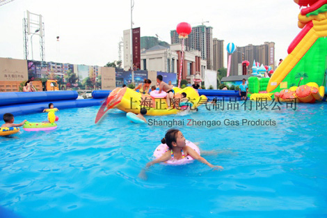 江蘇鎮(zhèn)江移動水上樂園案例
